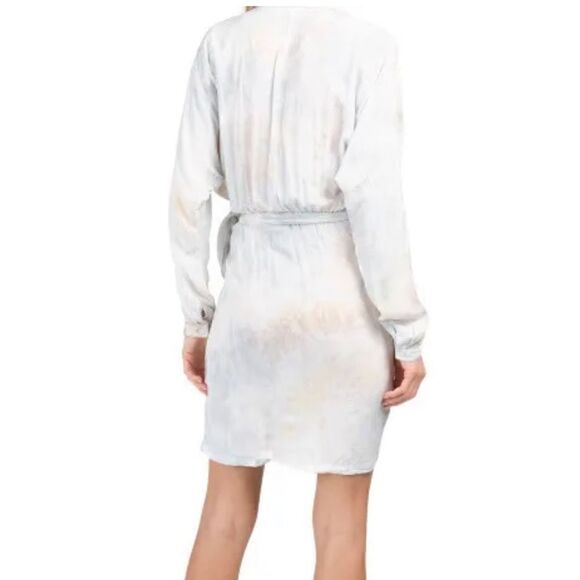 Young Fabulous & Broke Raine Tie Dye Wrap Dress Women Size S - Picture 14 of 14